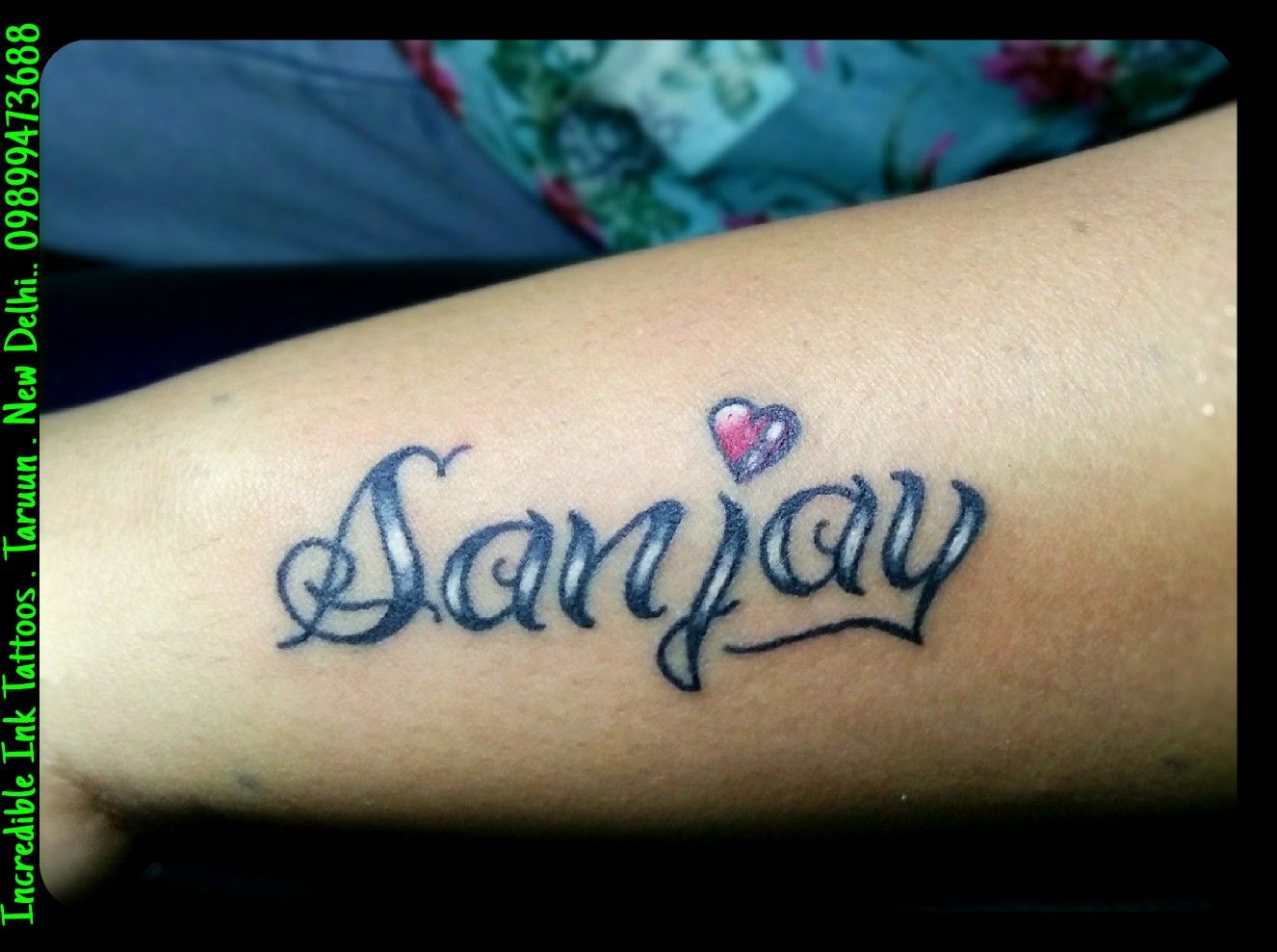 Sanjay Name Tattoo - HD Wallpaper 