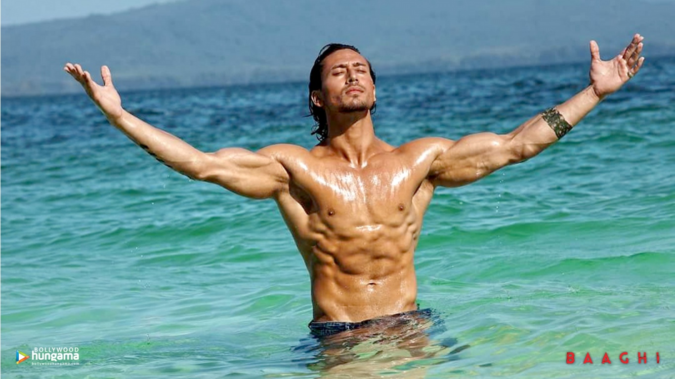 Tiger Shroff Six Pack - HD Wallpaper 