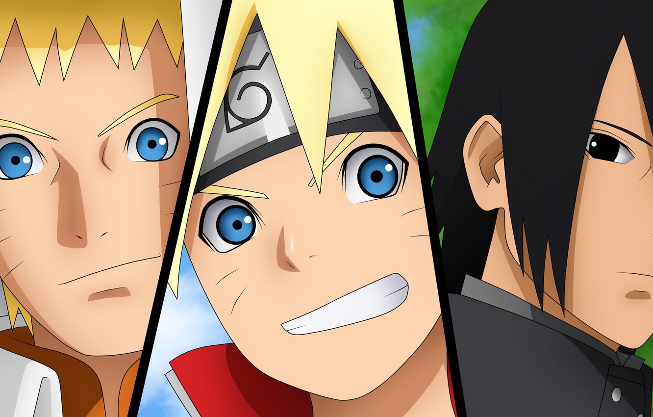 Photo Wallpaper Game, Sasuke, Naruto, Anime, Manga, - Naruto E Sasuke E Boruto - HD Wallpaper 