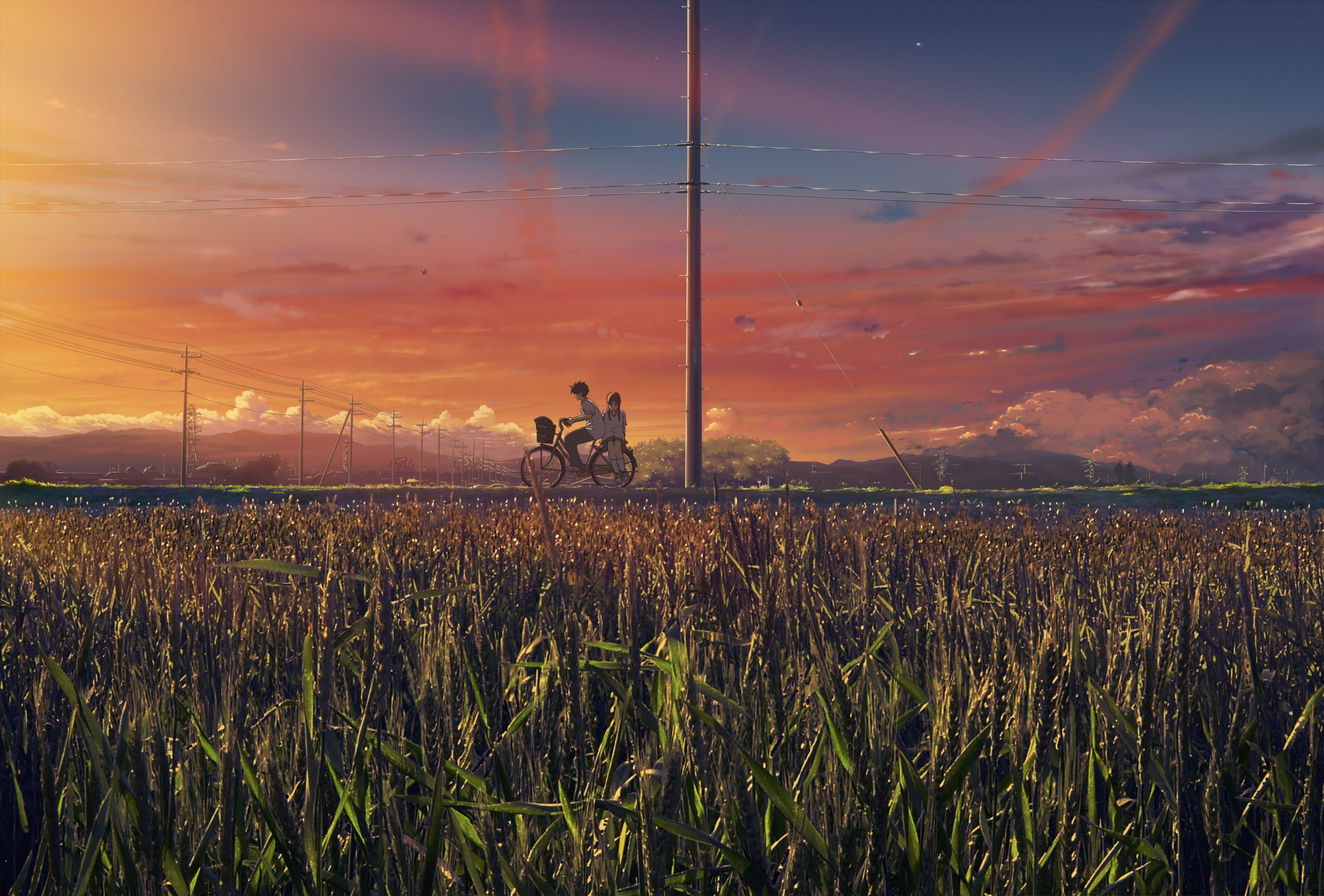 Anime Landscape Wallpaper - HD Wallpaper 
