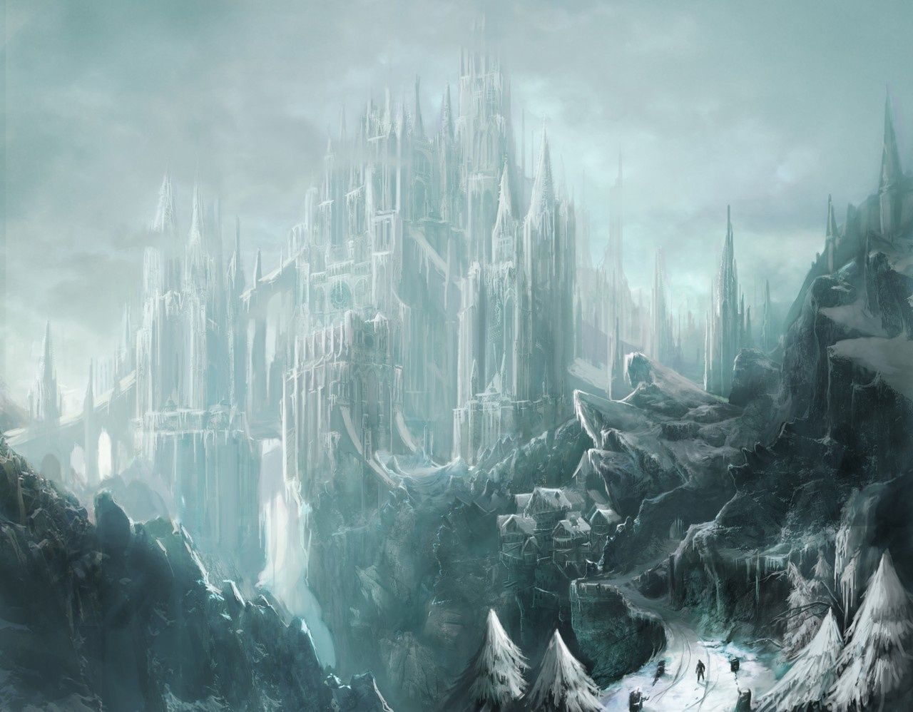 Anime, Landscape, And Manga Image - Castlevania Lords Of Shadow Witch - HD Wallpaper 
