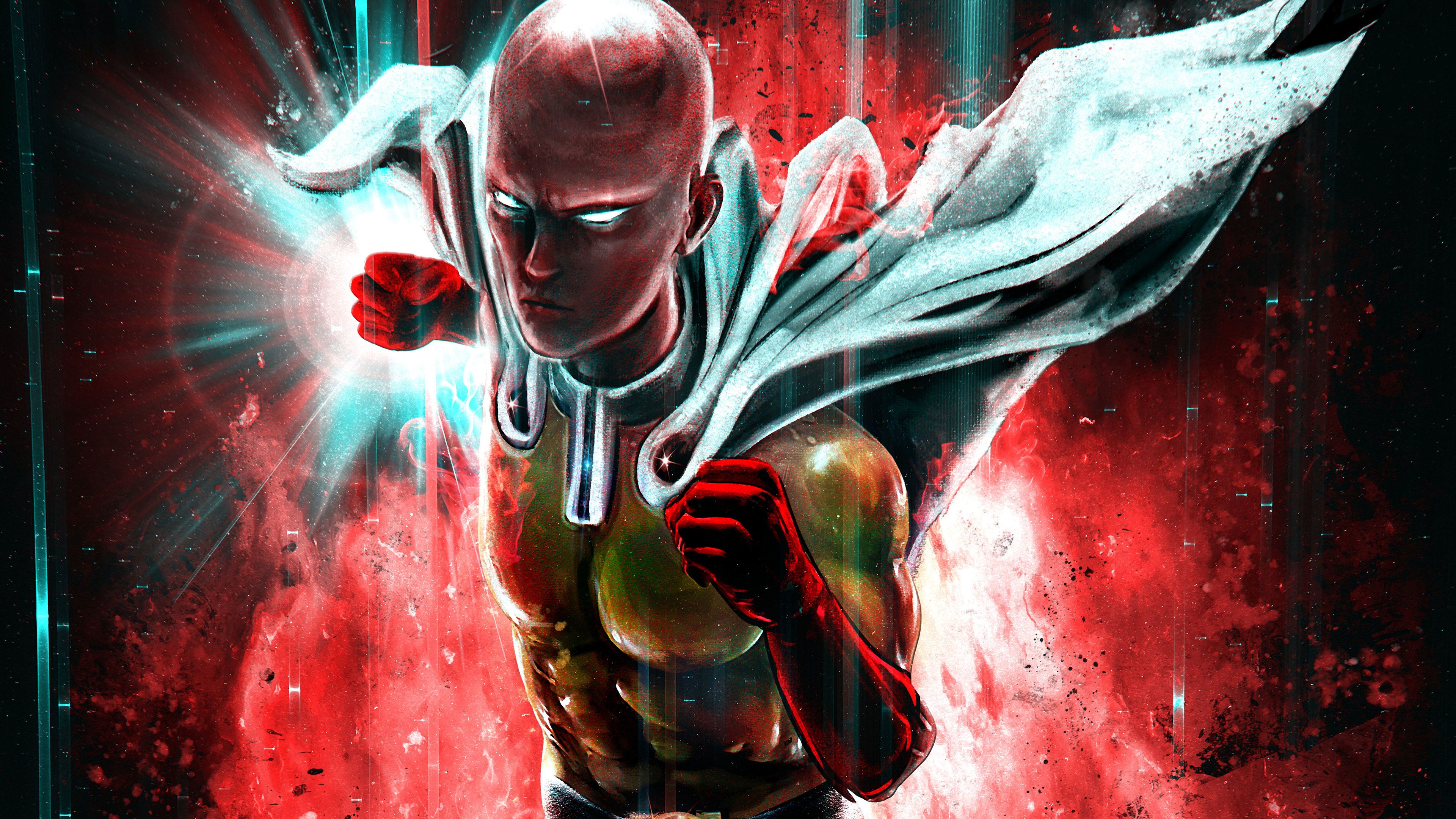 One Punch Man 4k - HD Wallpaper 