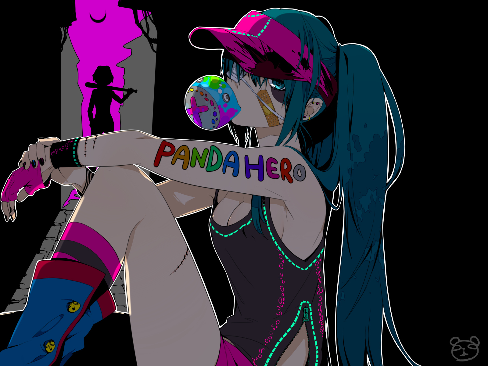 Gangster Miku - Ginza - HD Wallpaper 