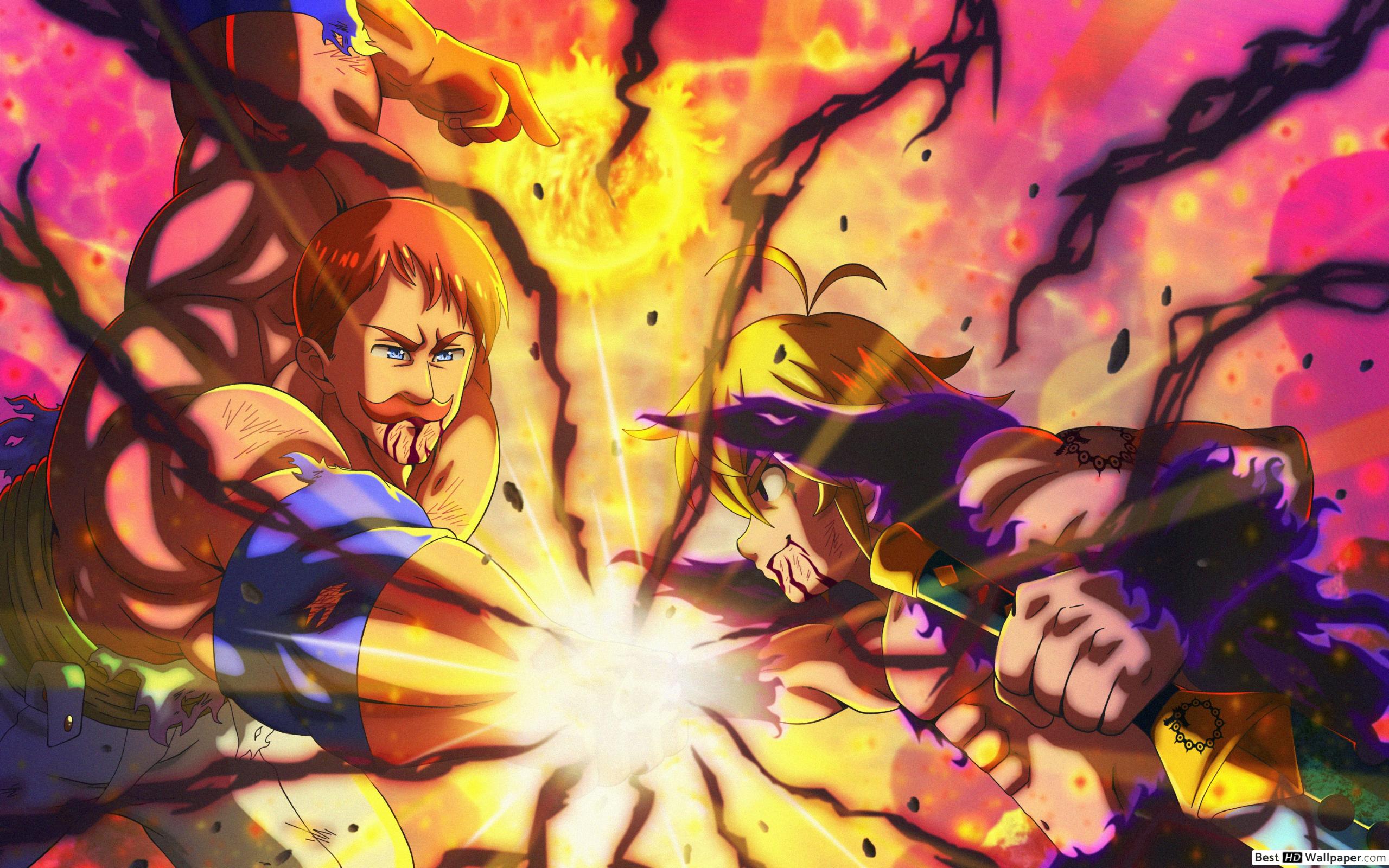 Nanatsu No Taizai Escanor Vs Meliodas - HD Wallpaper 