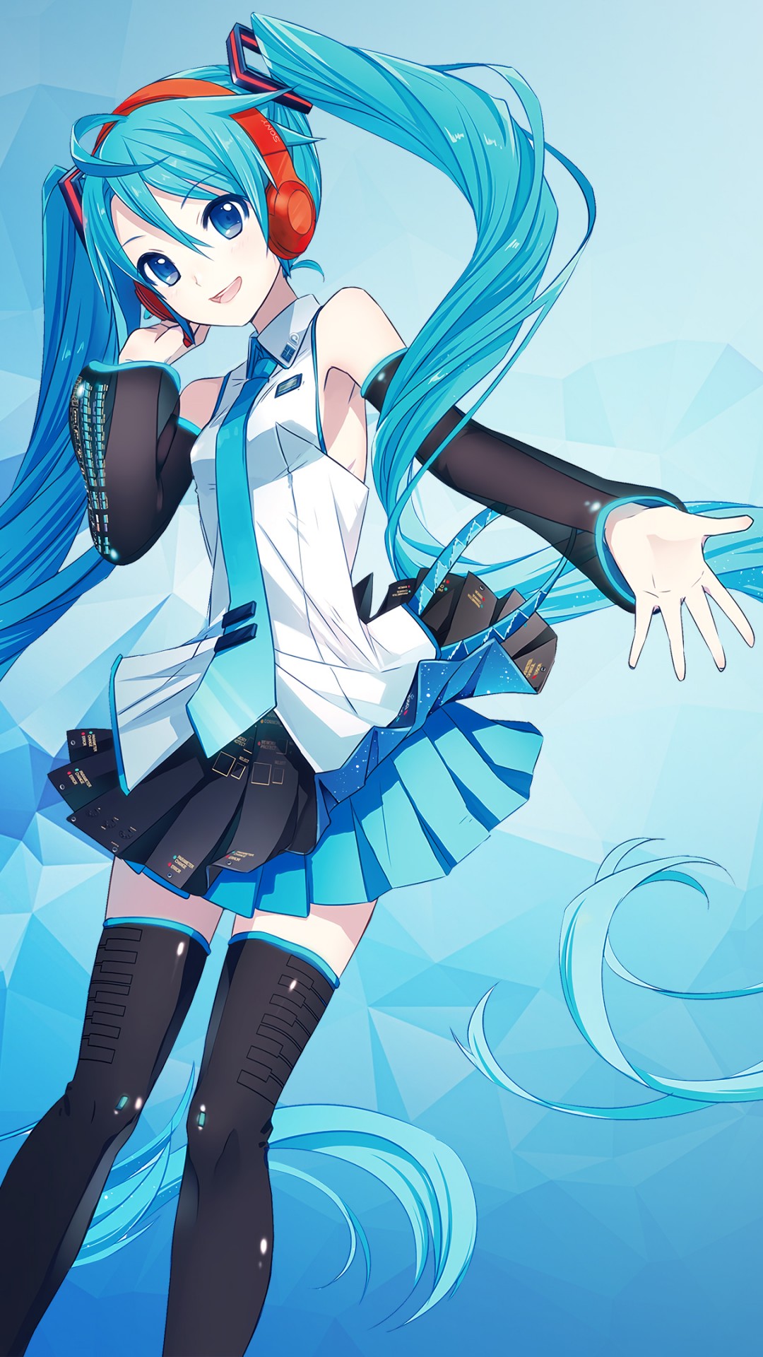 Anime Wallpaper Hatsune Miku - HD Wallpaper 