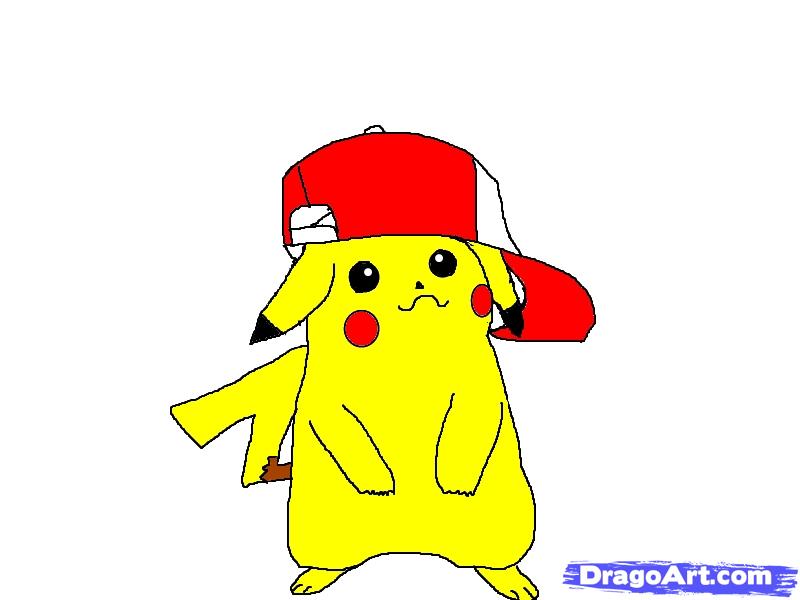 Gangster Drawing Pikachu - HD Wallpaper 