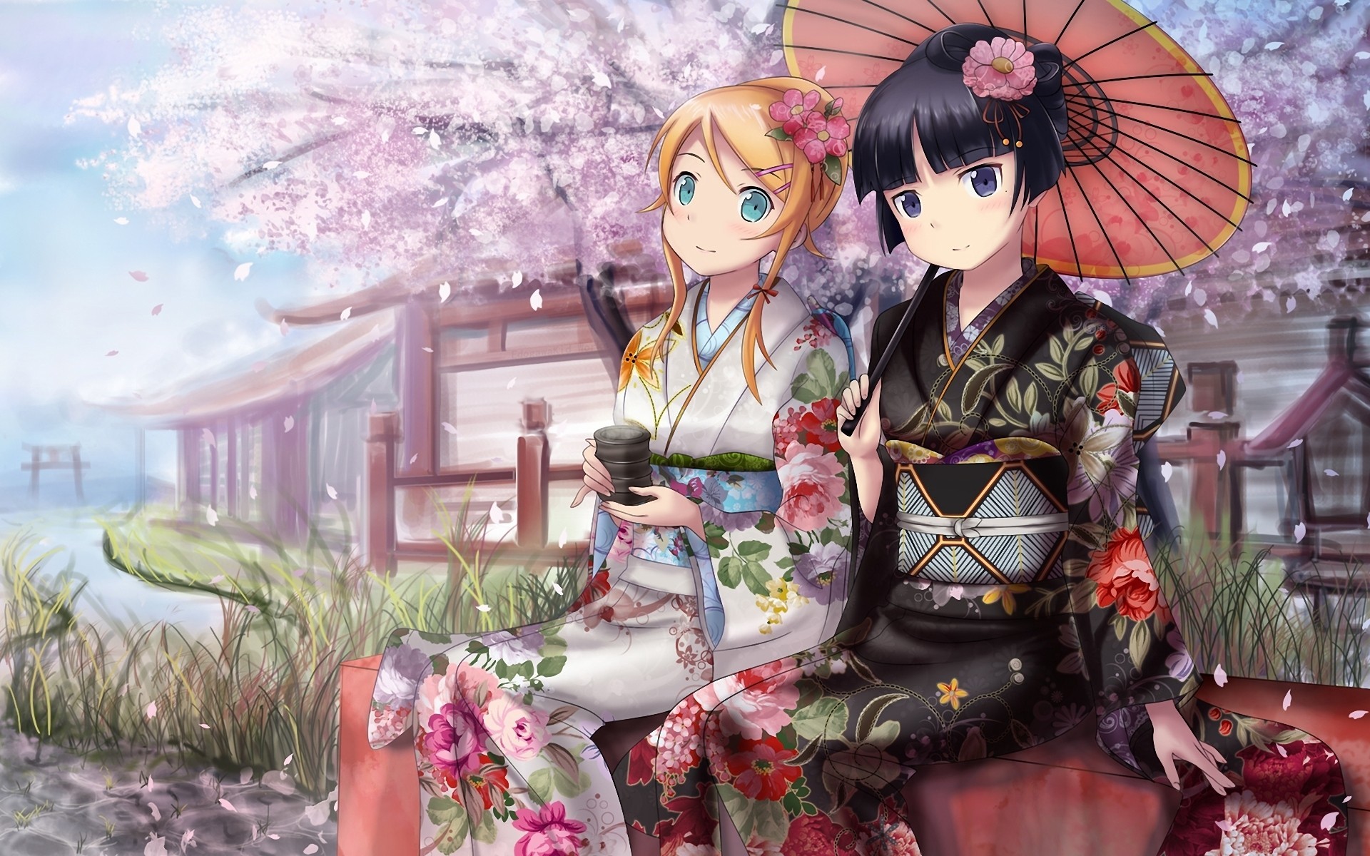 1920x1200, Cute Girls Japanese Anime Hd 
 Data Id 20987 - Beautiful Japanese Anime Girl - HD Wallpaper 