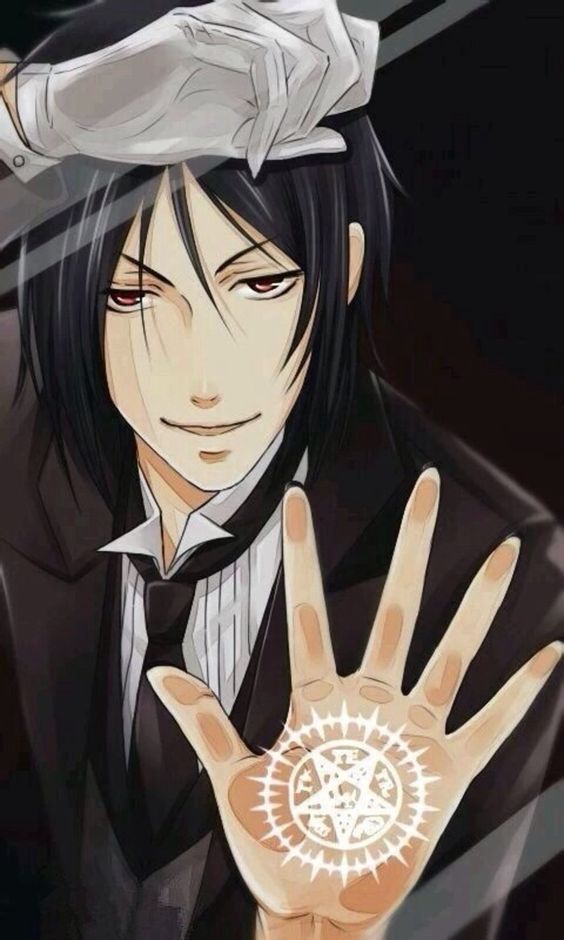 Anime Trap Phone Wallpaper Anime Behind Glass Lock - Sebastian Black Butler Hot - HD Wallpaper 