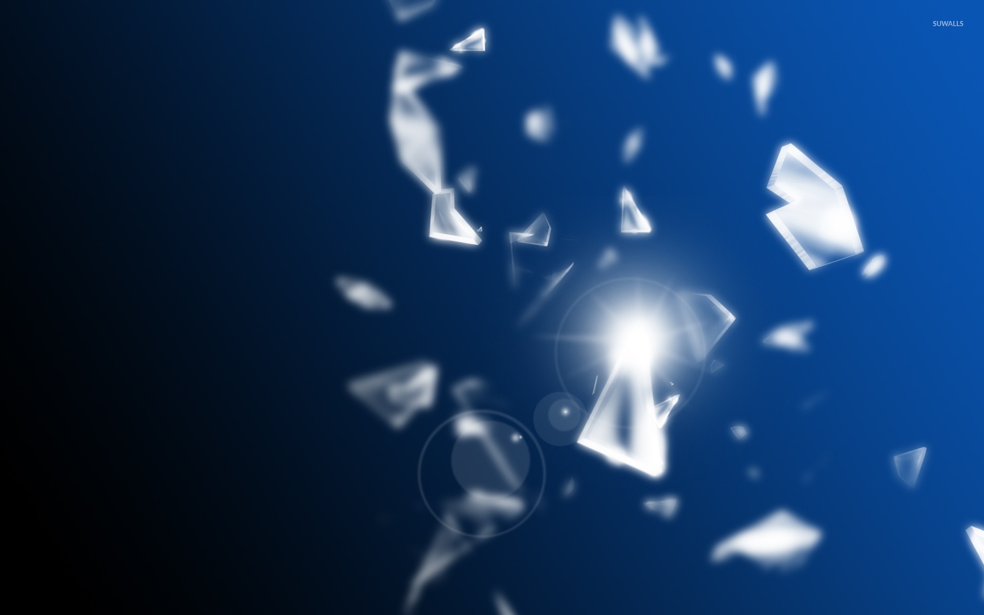Anime Broken Glass Background - HD Wallpaper 