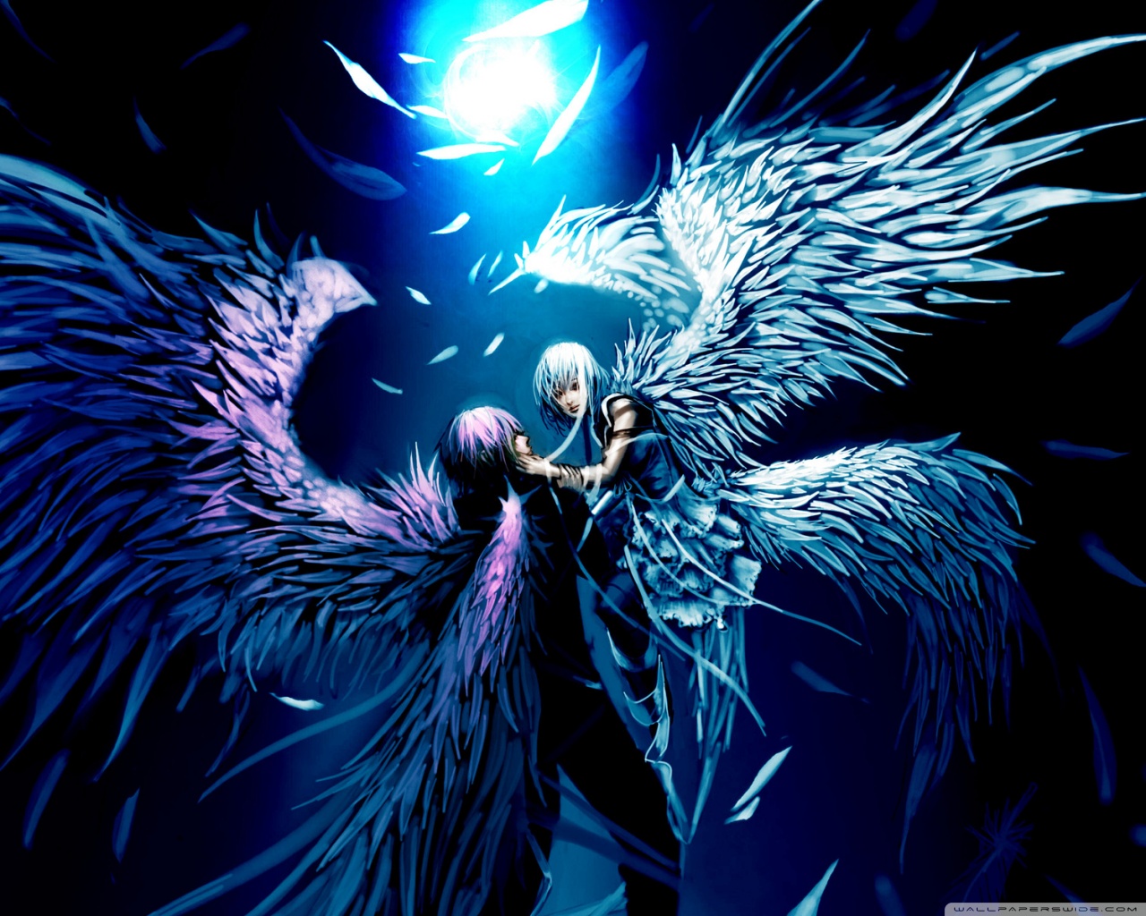 Two Angels In Love - 1280x1024 Wallpaper Two Angels In Love - 1280x1024 Wallpaper