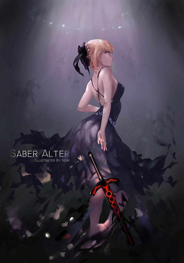 Saber Alter Digital Wallpaper, Fate Series, Fate/stay - Anime Girl Hd  Wallpaper For Android - 728x1040 Wallpaper 