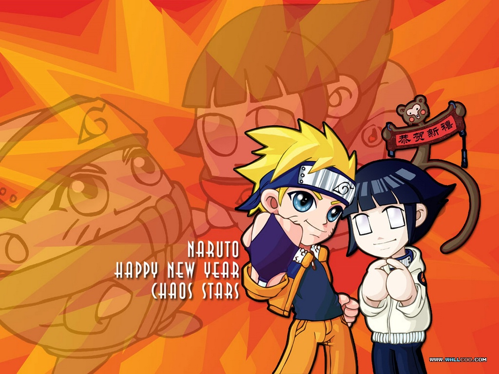 Japanese Anime Naruto - Happy New Year Anime - 1024x768 Wallpaper -  