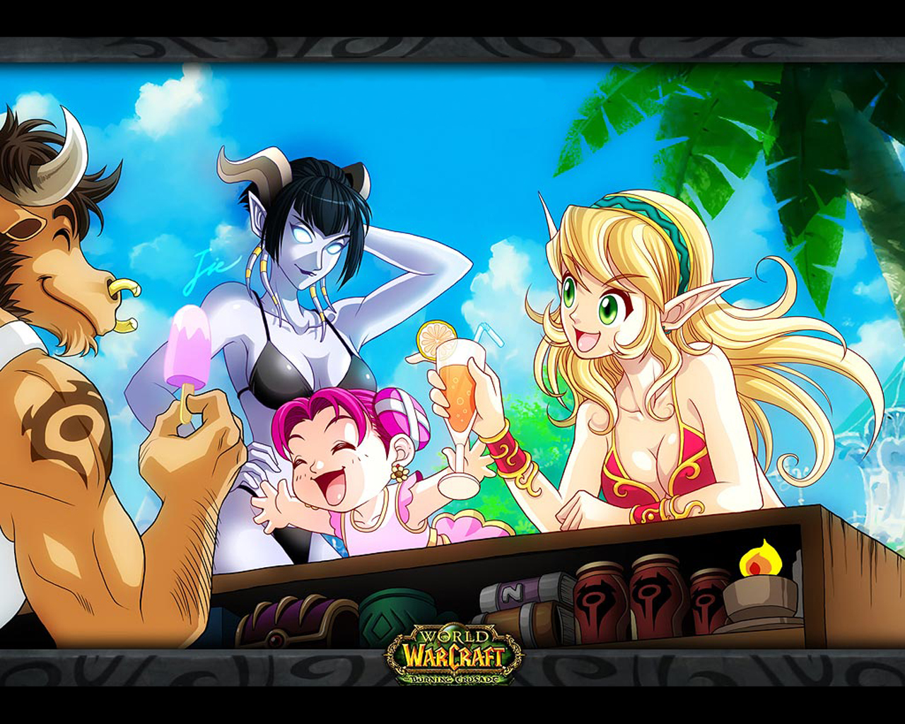 Wallpaper - World Of Warcraft Summer - HD Wallpaper 