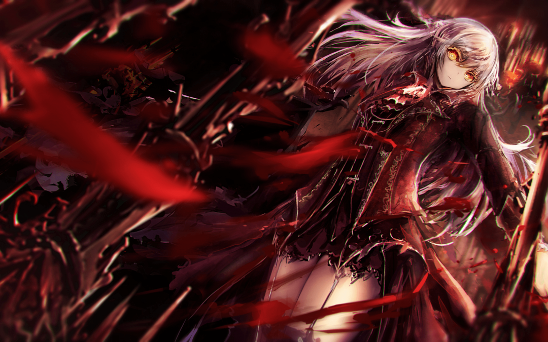 Anime Girl With Sword Alucard Eternal Melody 1080x675 Wallpaper Teahub Io