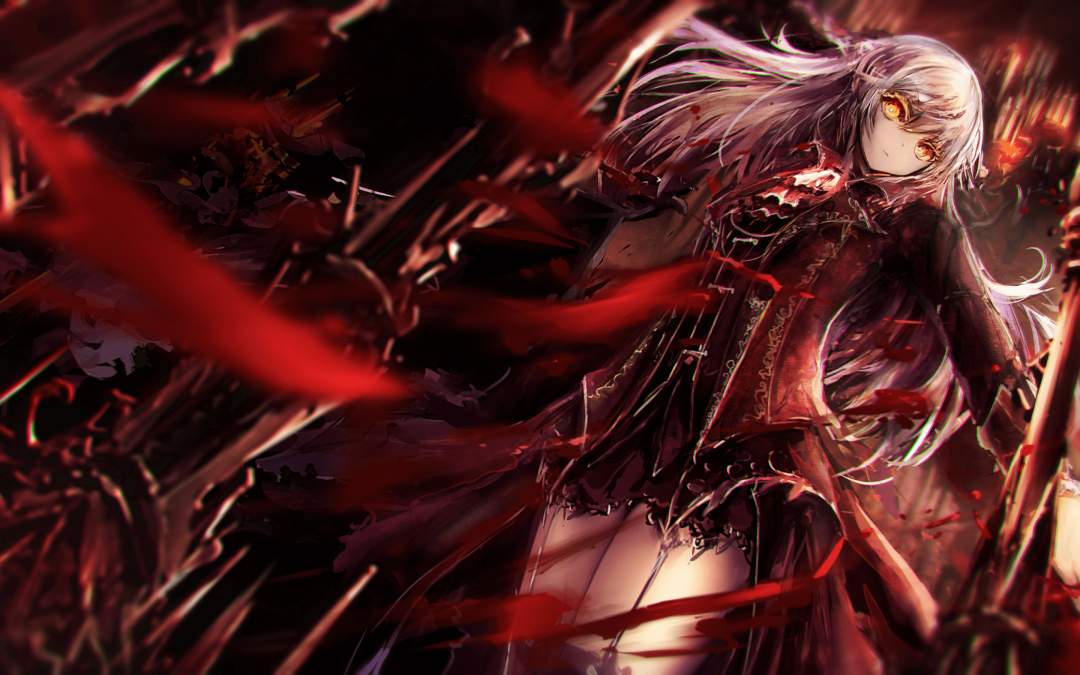 Anime Girl With Sword - Alucard Eternal Melody - HD Wallpaper 