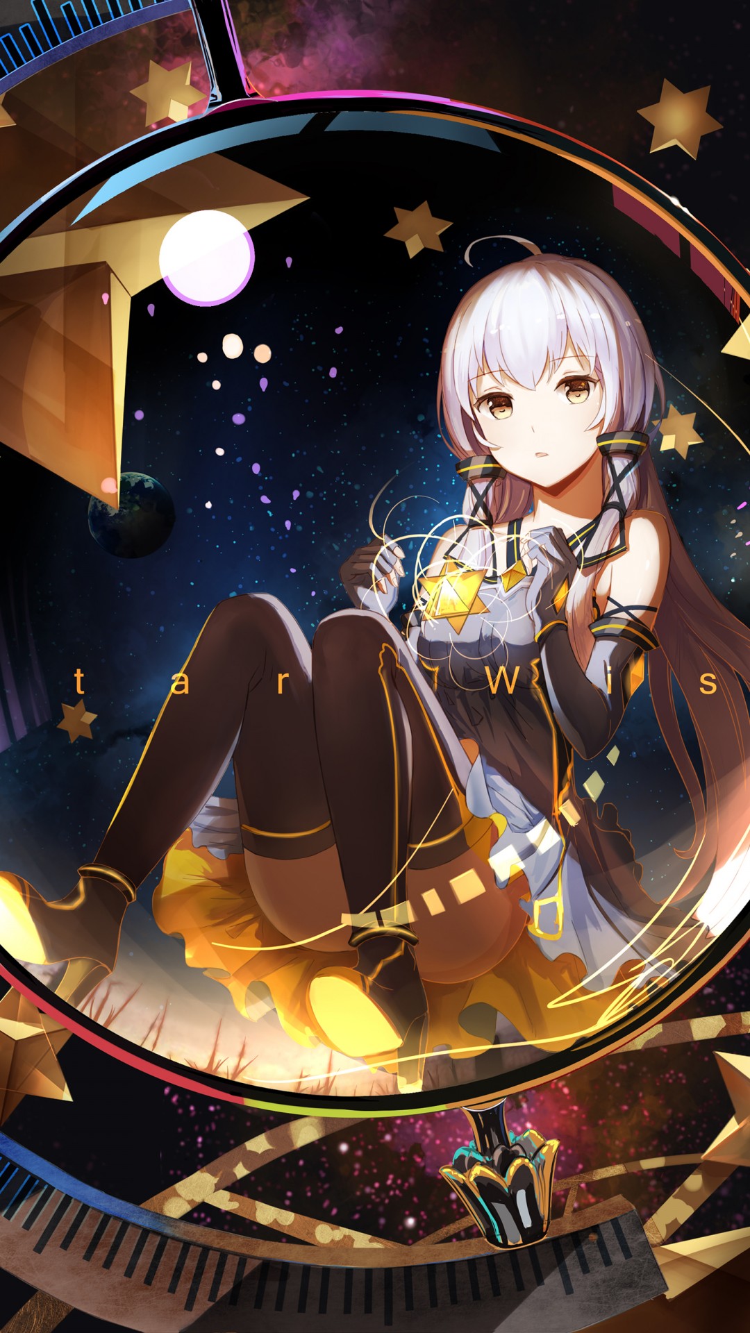 Anime Girl With Magic 1080x19 Wallpaper Teahub Io