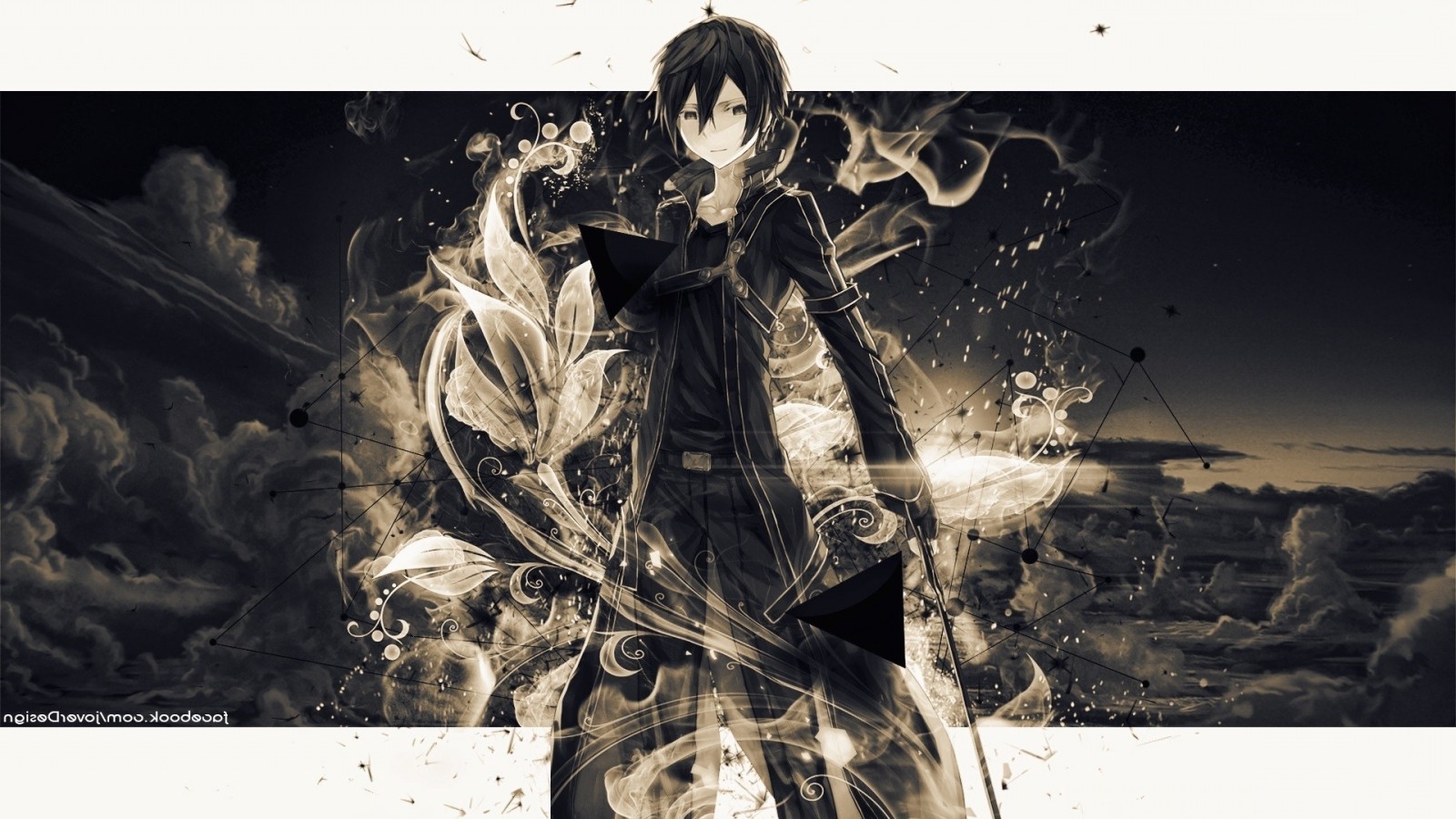 Fondos De Pantalla Hd Anime Kirito 1600x900 Wallpaper Teahub Io