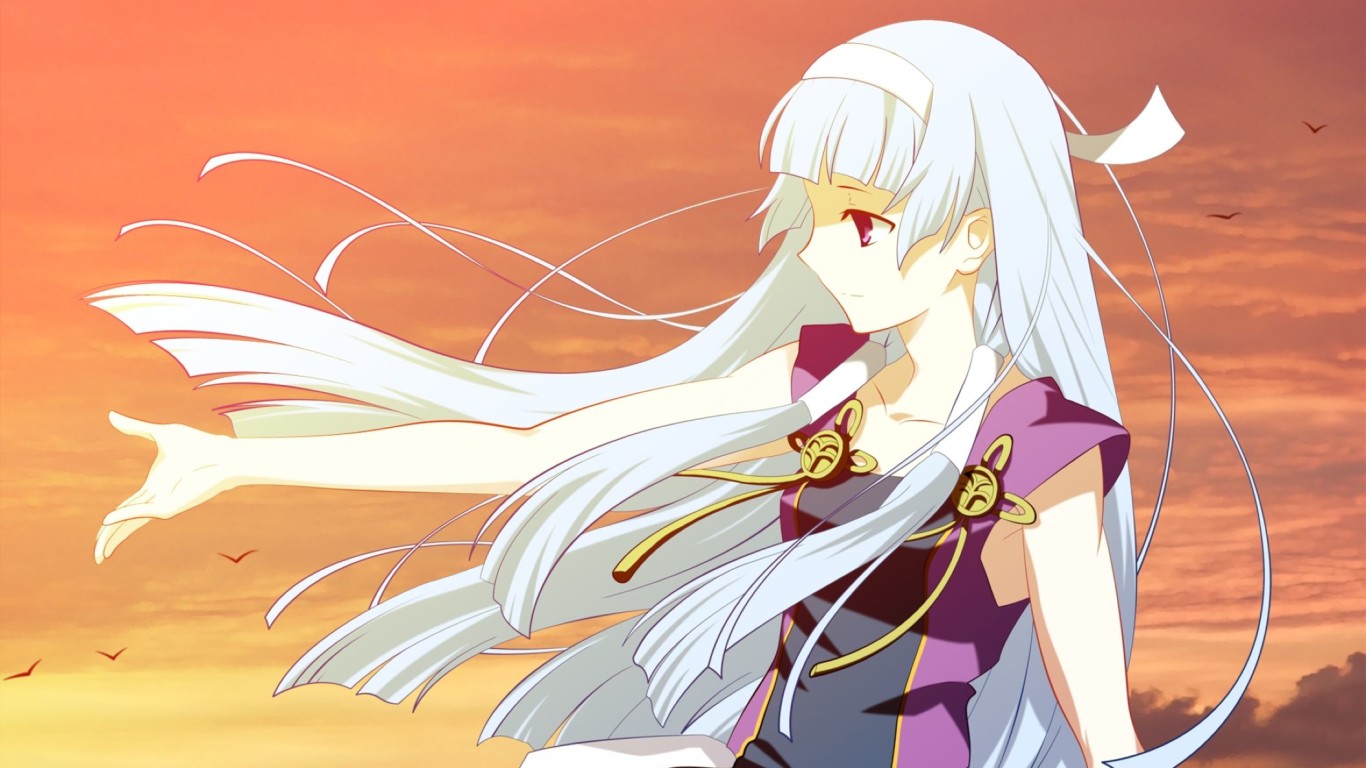 Kannagi Nagi - HD Wallpaper 