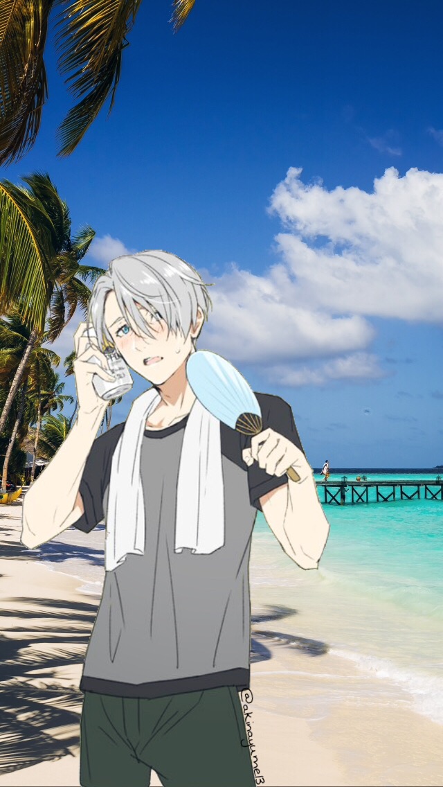 #yurionice #victornikiforov #victor #summer #anime - Anime Boy Summer - HD Wallpaper 