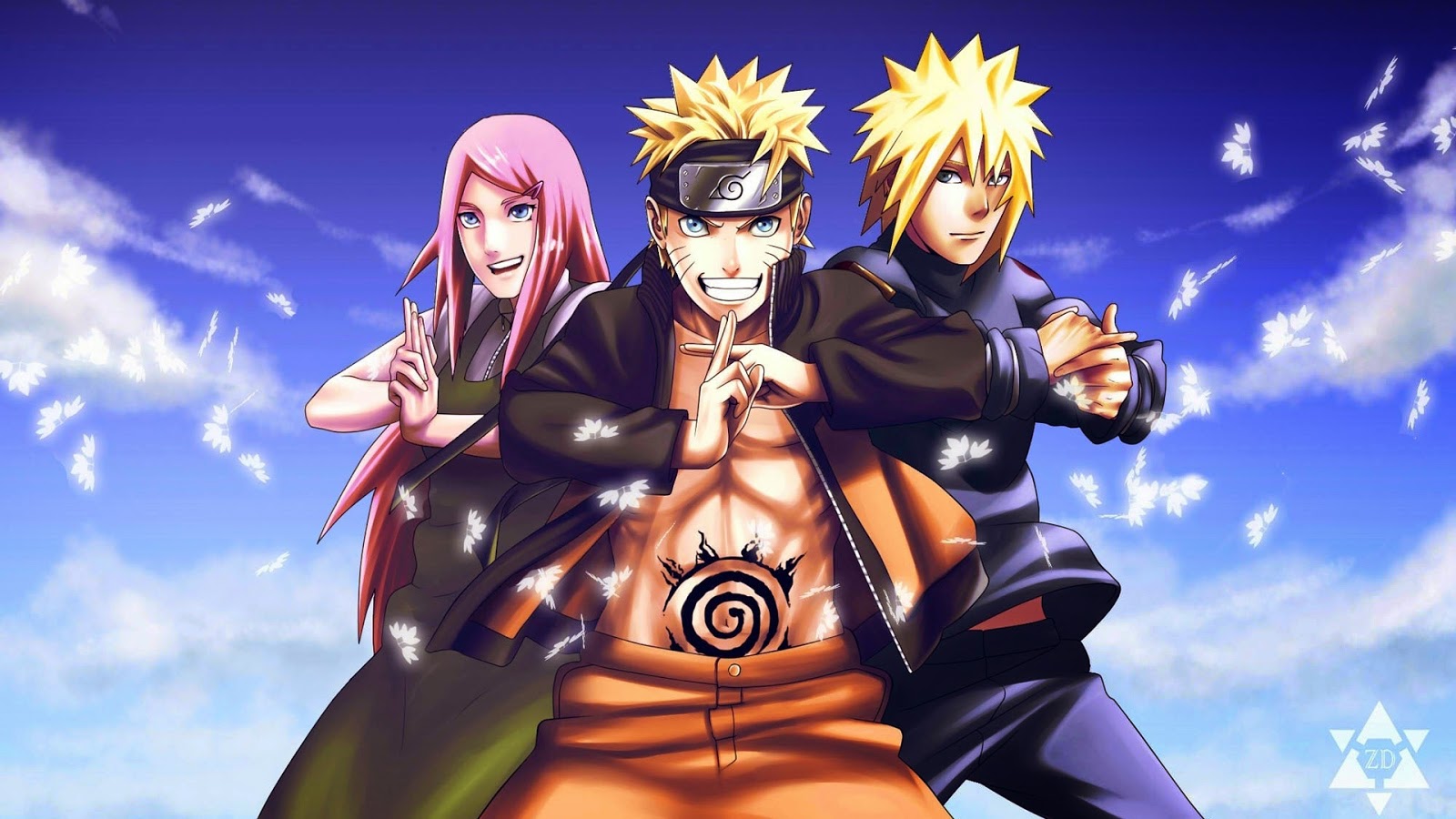 Naruto And Friends Wallpaper - Best Wallpaper Anime Naruto - HD Wallpaper 