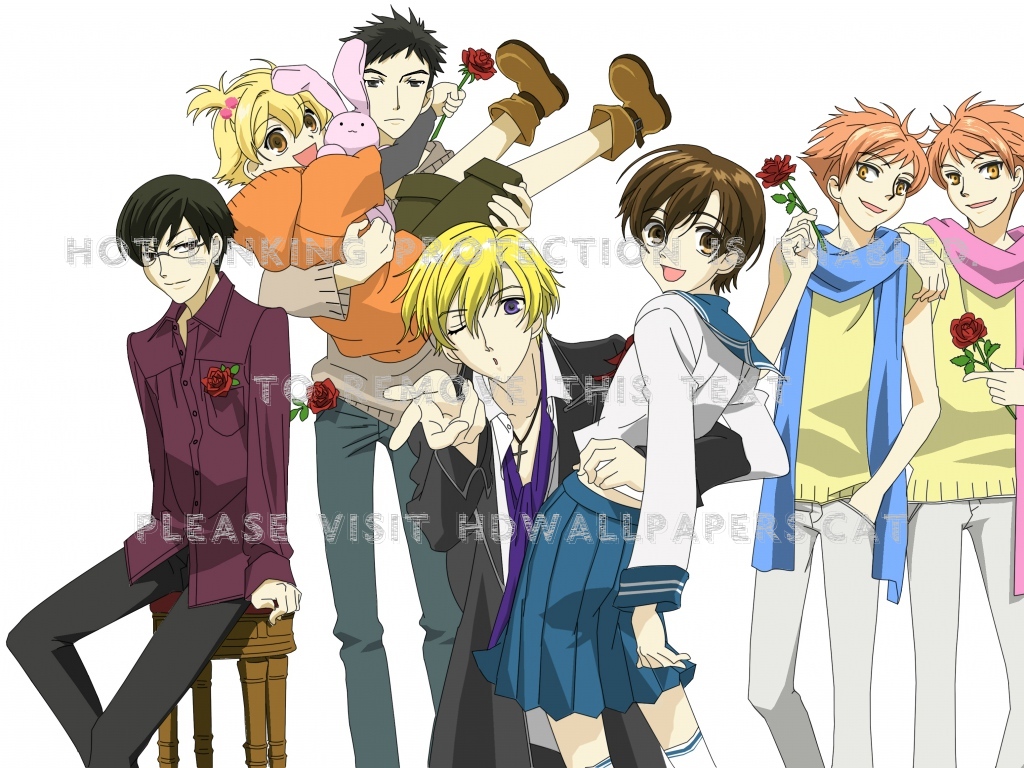 Ouran High School Host Club Anime Friends - Ouran High School Host Club 4 - HD Wallpaper 