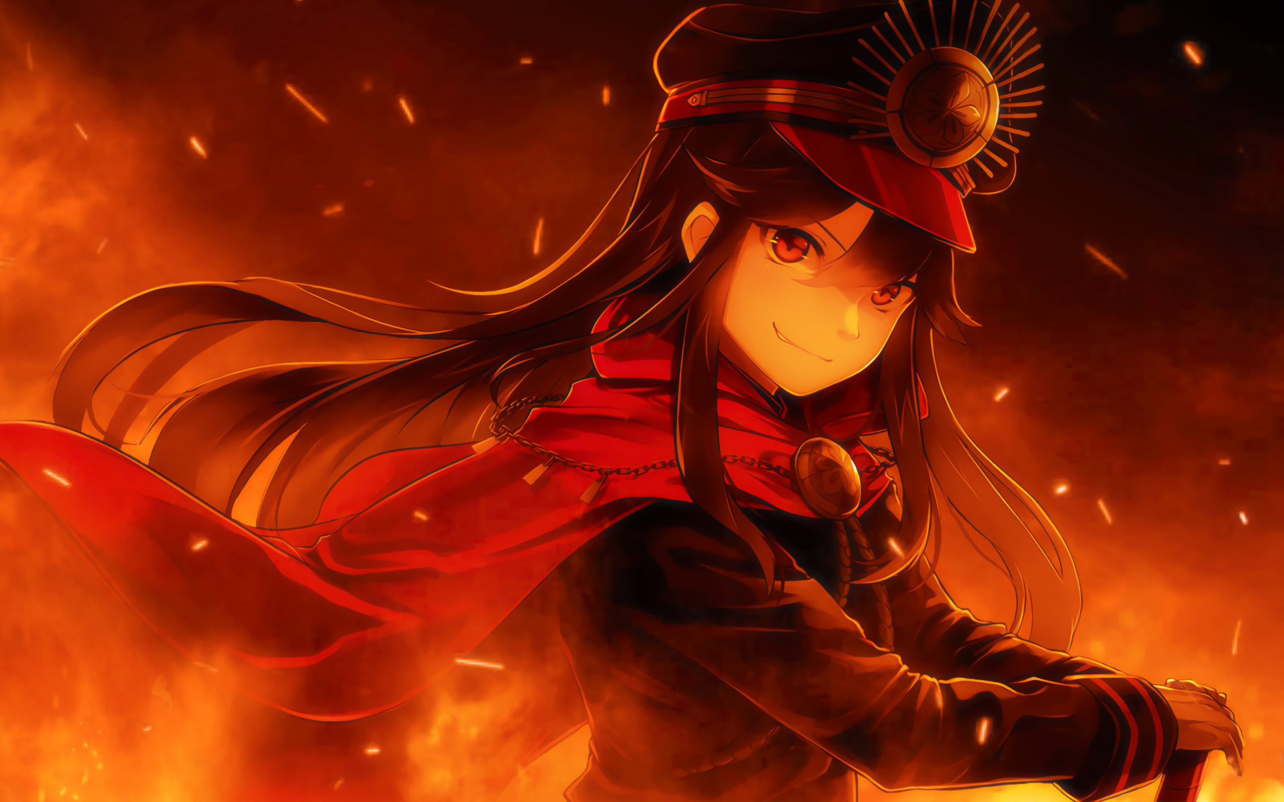 Fate Grand Order, Oda Nobunaga, Female Anime Character, - Oda Nobunaga Wallpaper Fate - HD Wallpaper 