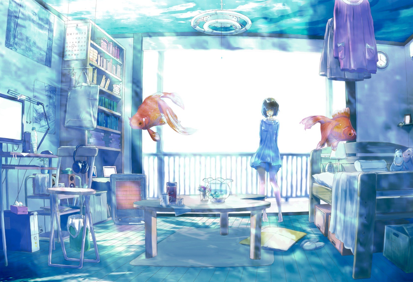 Anime Girl Room - 1680x1146 Wallpaper 