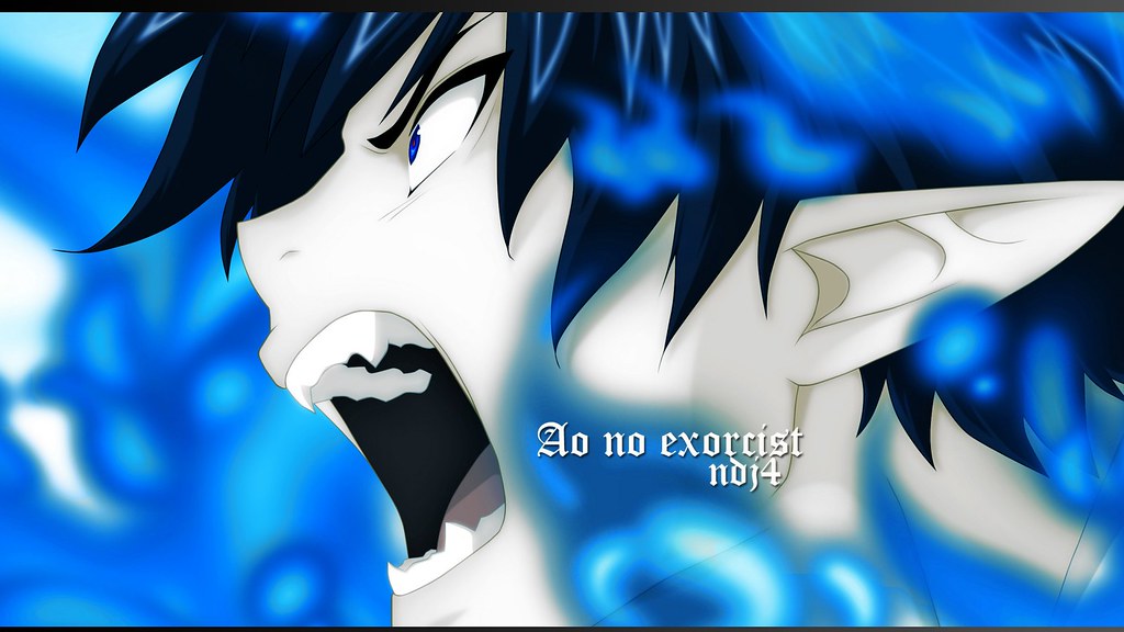 Ao No Exorcist Blue Fire - HD Wallpaper 