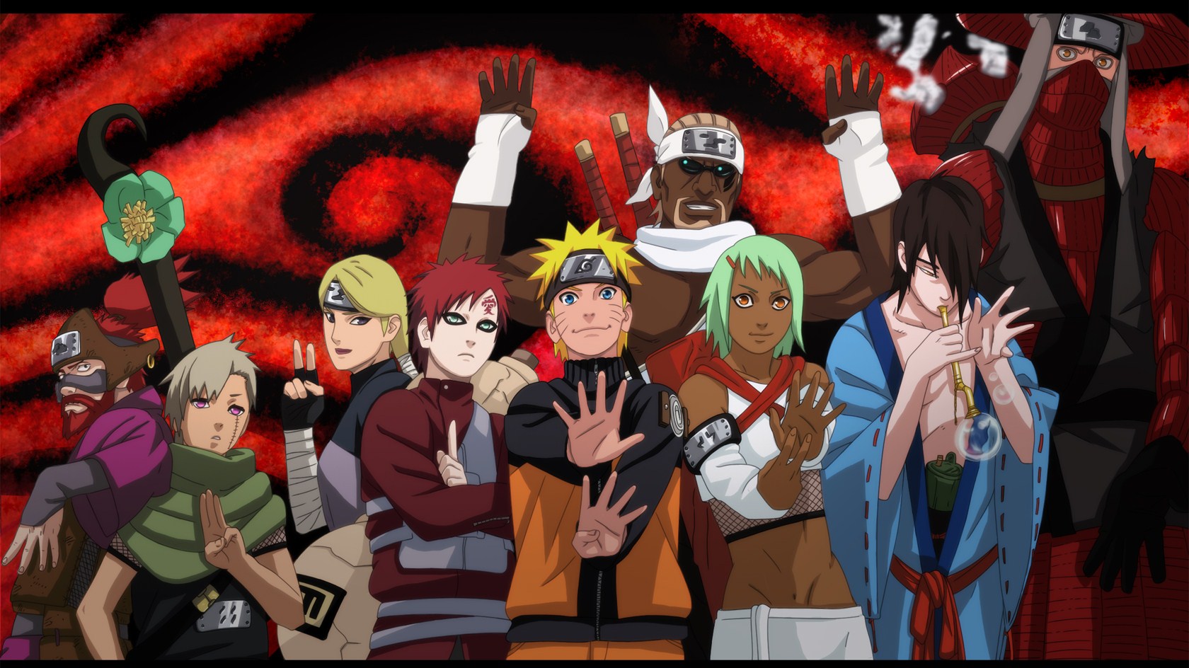 Naruto And His Friends - HD Wallpaper 