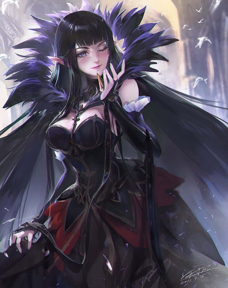 Purple Haired Female Anime Character, Fate Series, - Fate Apocrypha Assassin  Of Red - 728x920 Wallpaper 