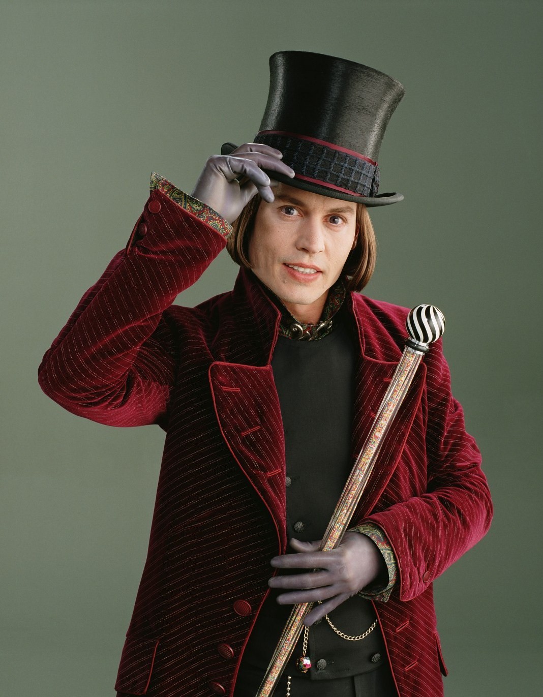Johnny Depp Mr Willy Wonka - HD Wallpaper 