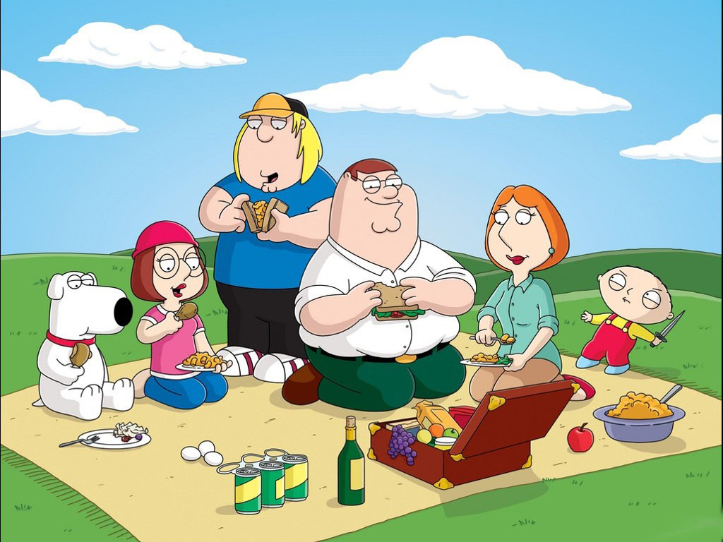 Family Guy Picnic Cartoons - Family Guy Picnic - HD Wallpaper 