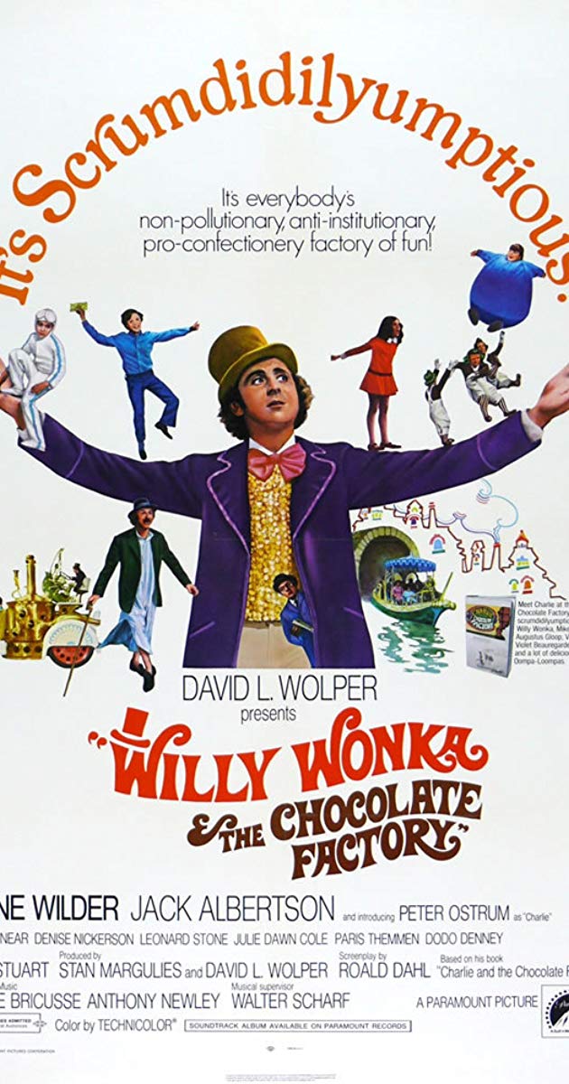 Willy Wonka And The Chocolate Factory Poster 1971 - HD Wallpaper 