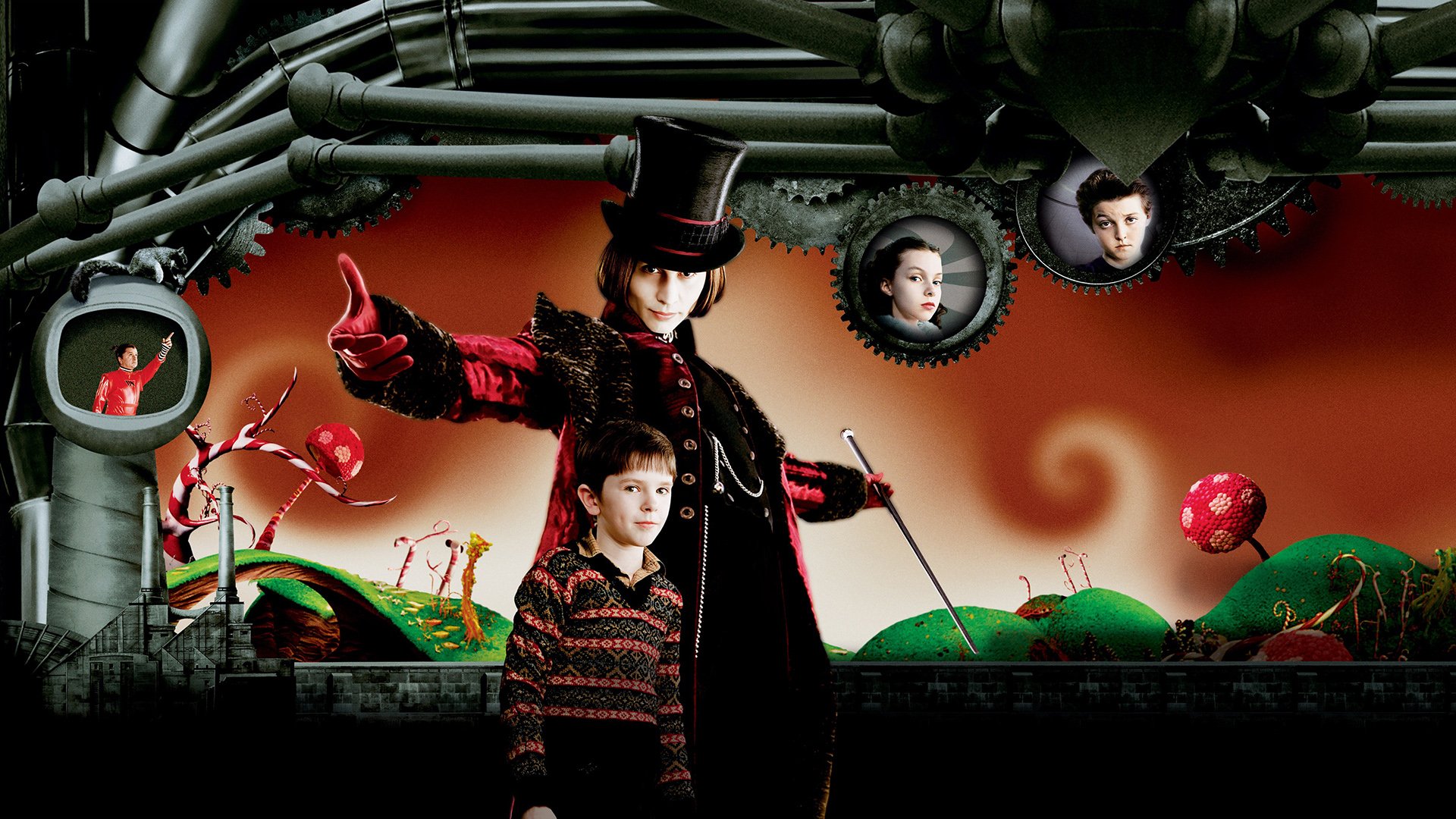 Poster Charlie And The Chocolate Factory - 1920x1080 Wallpaper - teahub.io