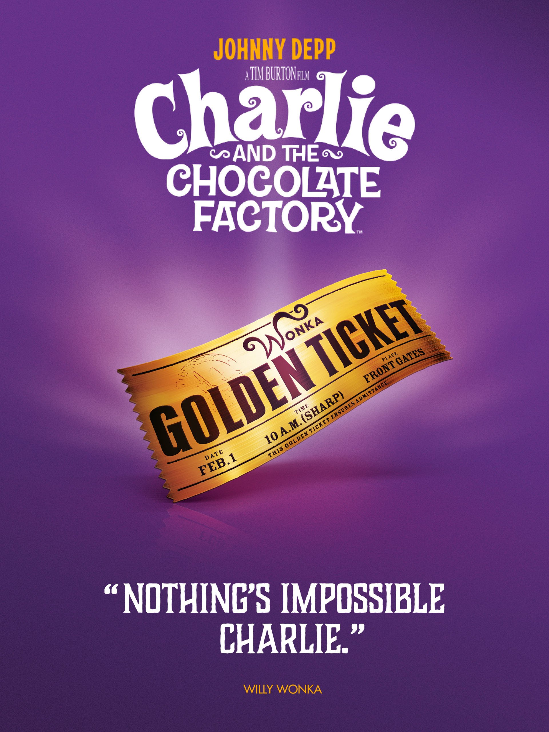 Tag Line Of Charlie And The Chocolate Factory - HD Wallpaper 