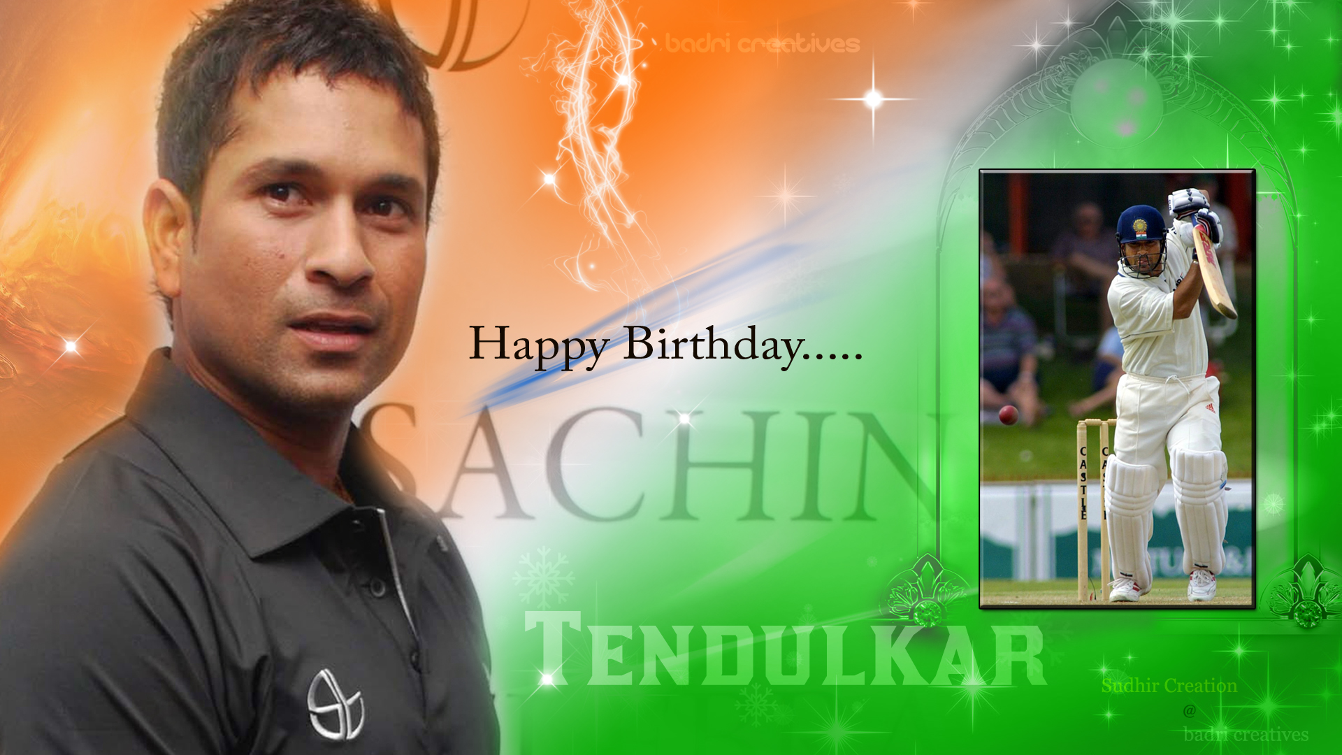 Sachin Tendulkar Hd Wallpapers8 - Birthday Of Sachin Tendulkar Hd - HD Wallpaper 