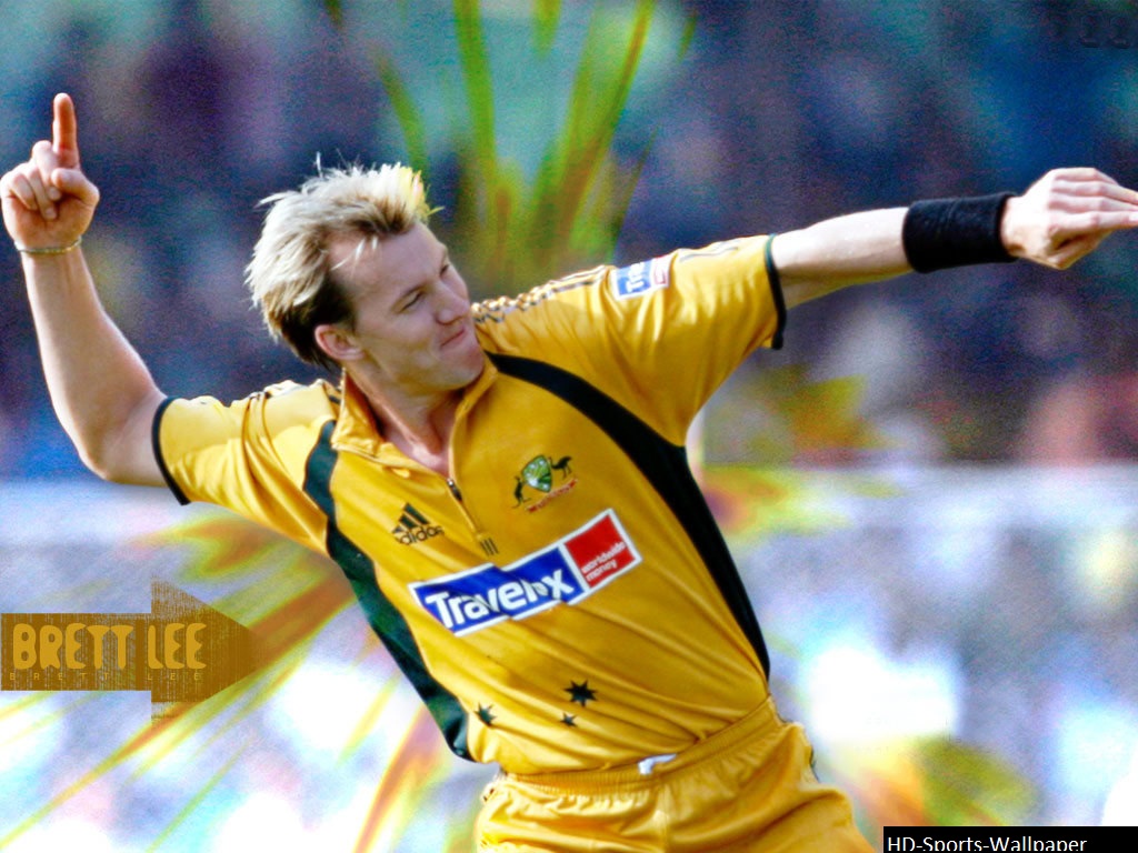 Cricket Wallpapers Hd - Brett Lee In Ipl - HD Wallpaper 