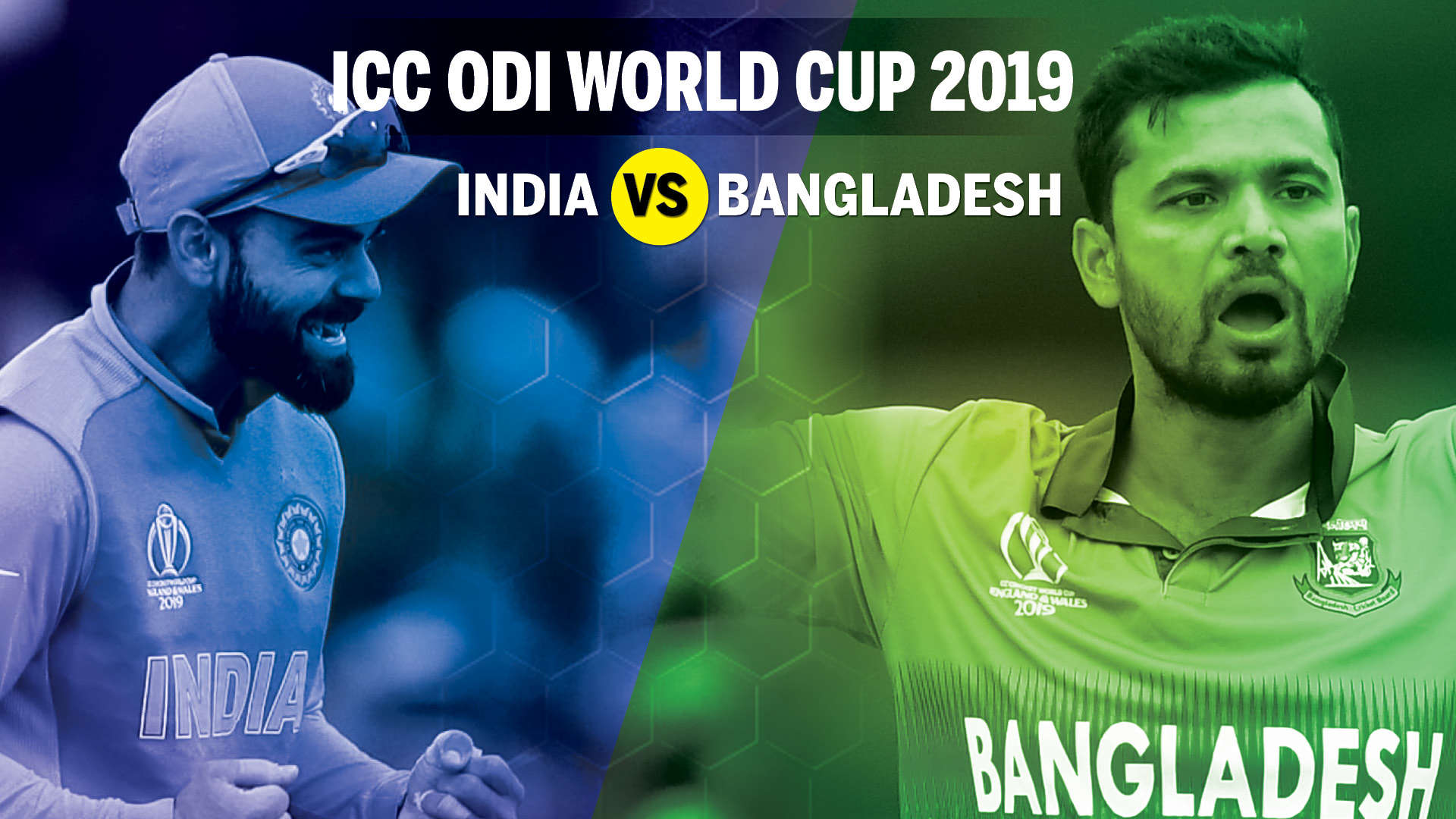 India Vs Bangladesh 2019 World Cup - HD Wallpaper 