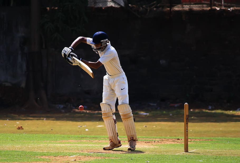 Batsman, Cricket, Defense, Ball Game, India, Competition, - Kriketová Pálka - HD Wallpaper 