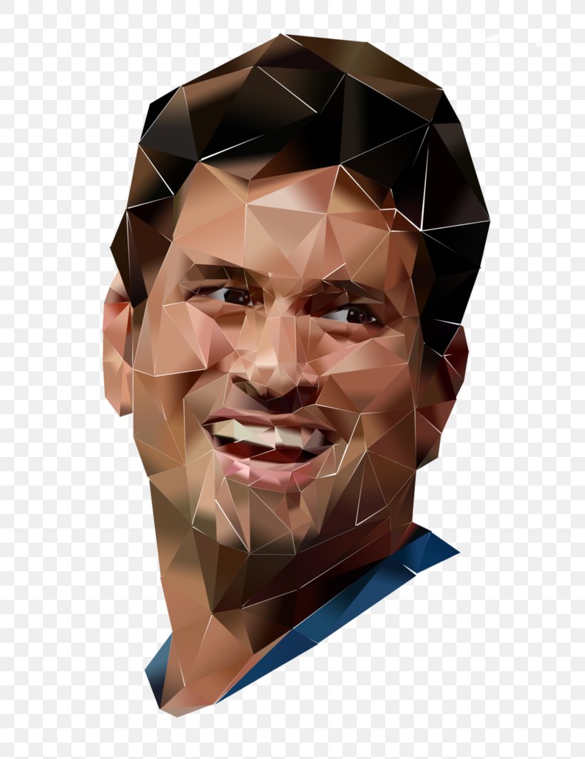 Sachin Tendulkar Polygon Portrait Art, Png, 752x1063px, - HD Wallpaper 