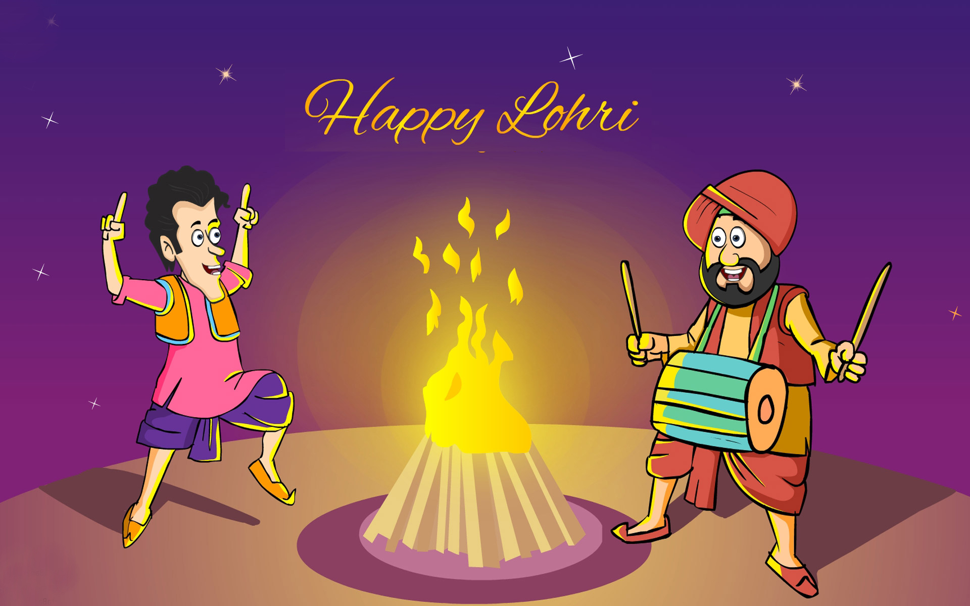 Happy Lohri Images 2020 - HD Wallpaper 