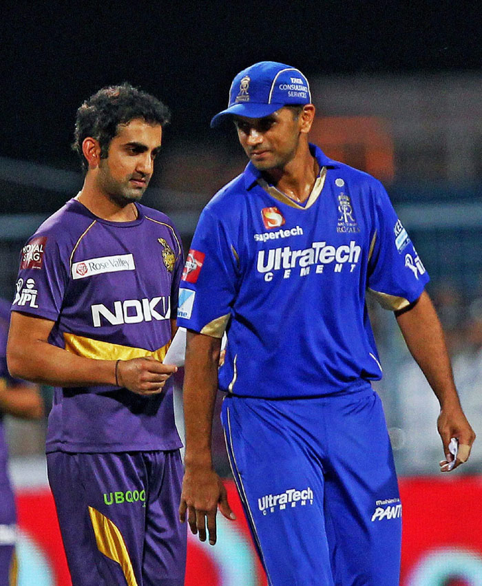 However, Gambhir Early This Morning Clarified That - Rahul Dravid And Gautam Gambhir - HD Wallpaper 