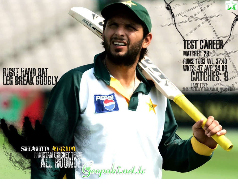 Shahid Afridi Picture Download - HD Wallpaper 