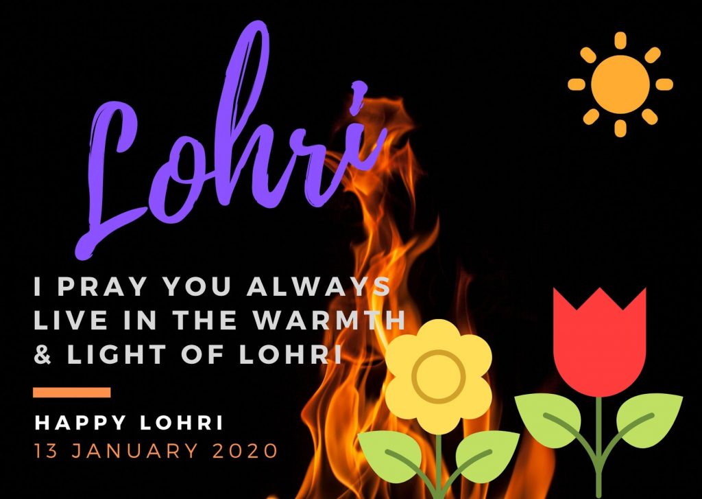 Happy Lohri 2020 Best Wishes Greetings In Dark Theme - Happy Makar Sankranti 2020 Images Download - HD Wallpaper 