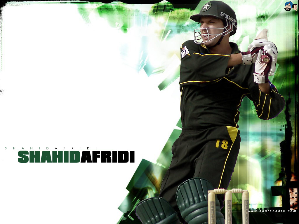 Shahid Afridi Wallpaper - Afridi World Cup 2011 - HD Wallpaper 