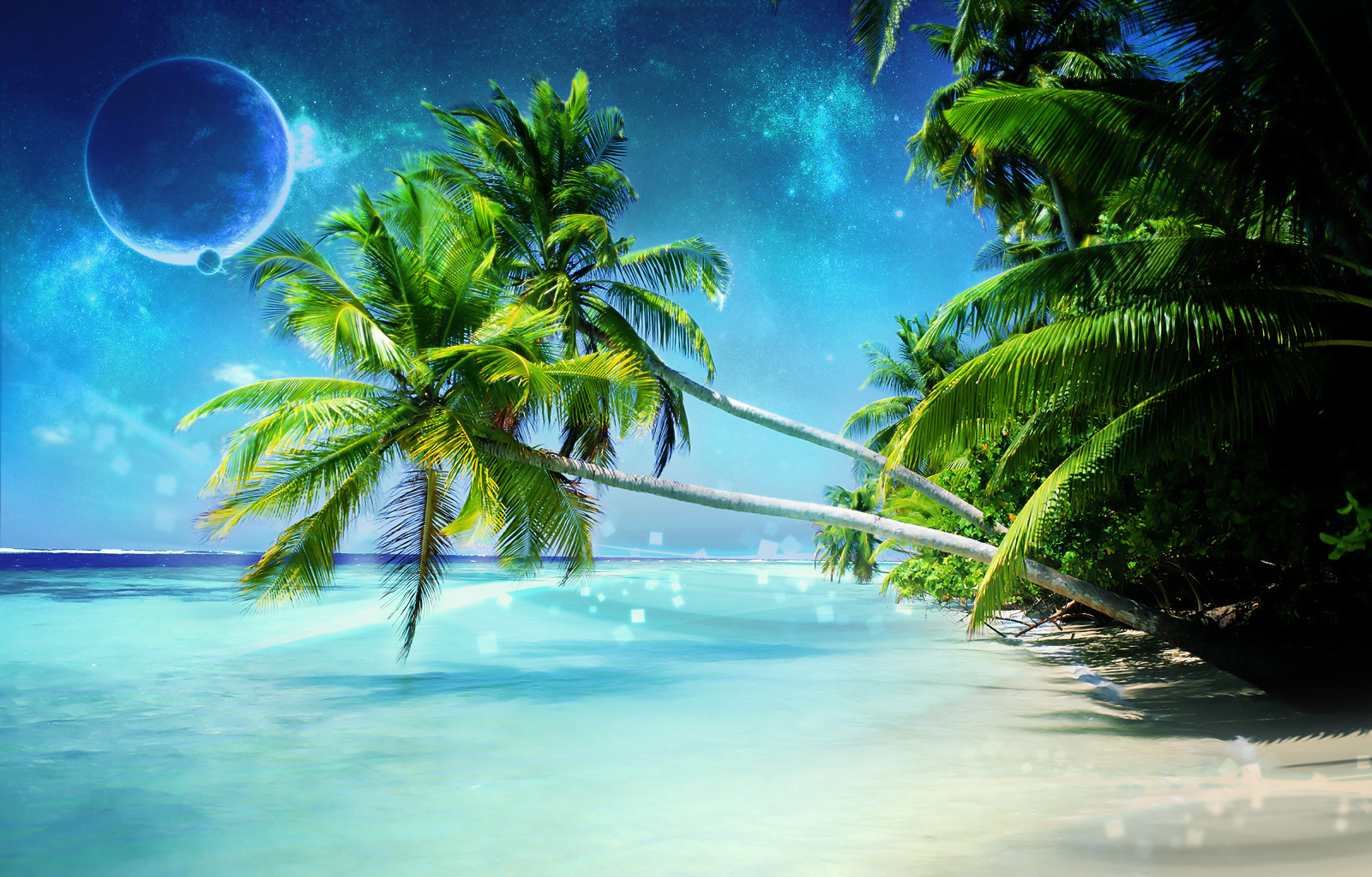 Beach Wallpaper Hd 3d - HD Wallpaper 