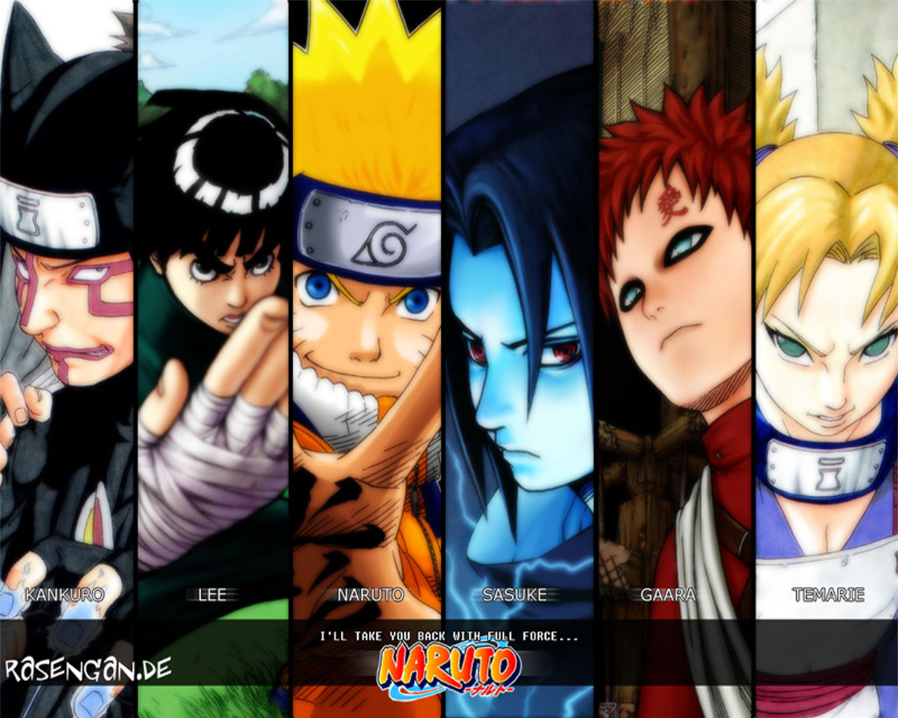 Naruto And Genin Large - Sasuke Lee And Naruto - HD Wallpaper 