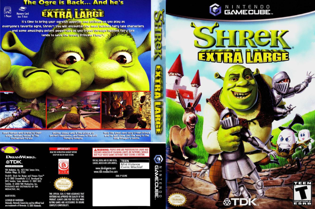 Nice Images Collection - Shrek Extra Large Gamecube - HD Wallpaper 