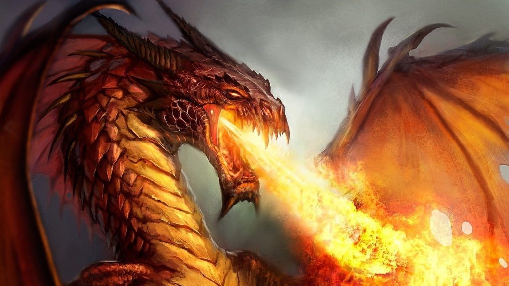 Red Dragon Wallpaper Most Popular Red Dragon Wallpaper - Fire Wallpaper Dragon - HD Wallpaper 