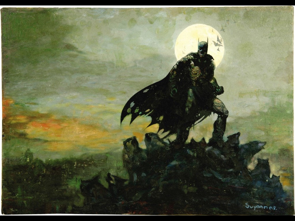 Comics Wallpaper - Batman - Zombie - Joaquin Phoenix Batman Year One - HD Wallpaper 